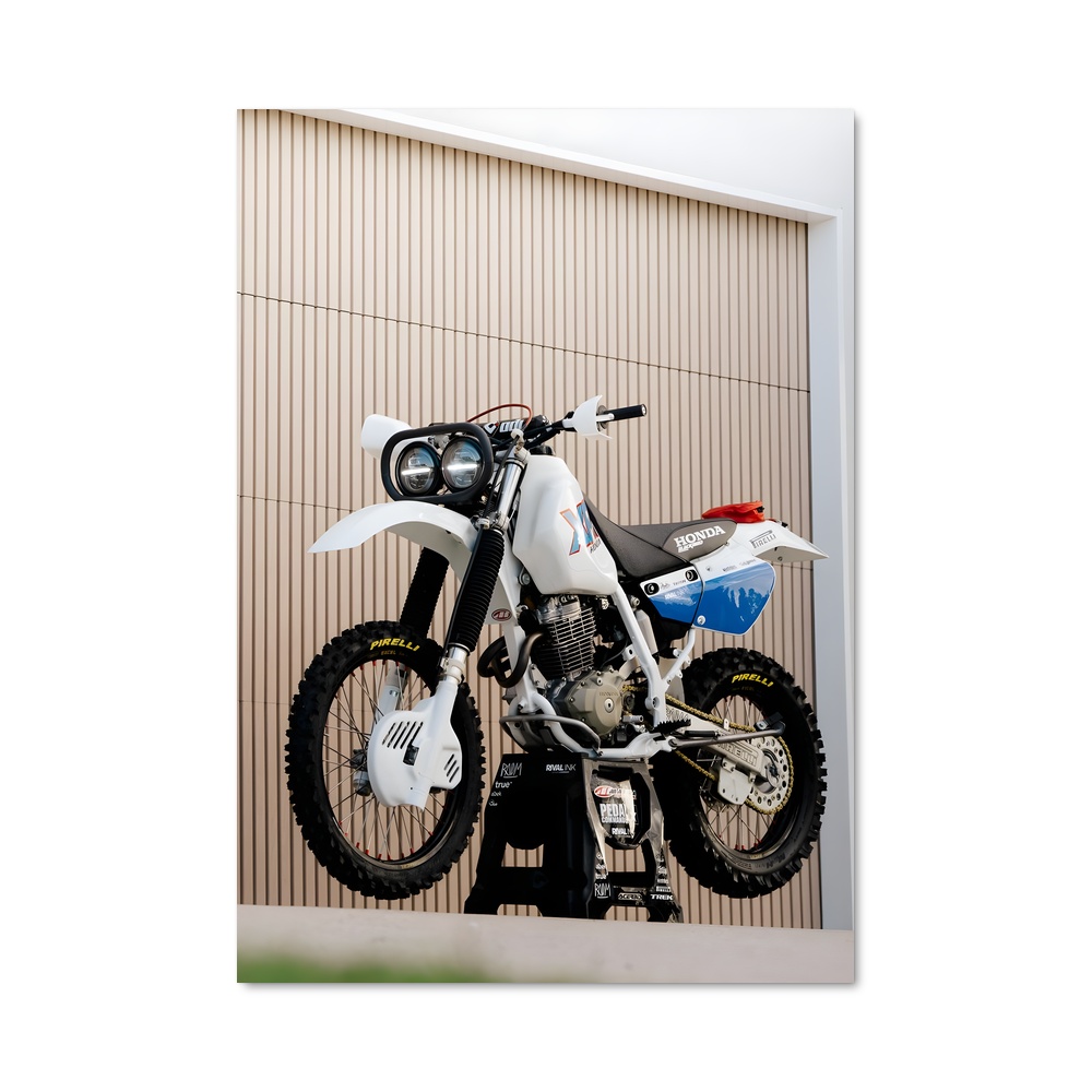 Poster Honda en Liberté – affiche Honda Moto